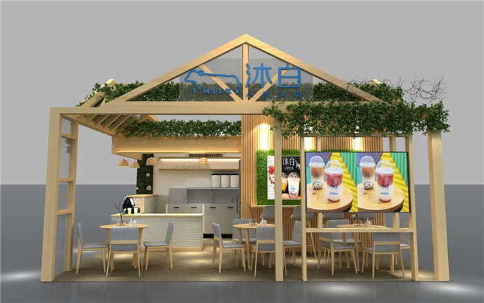 商場(chǎng)展臺(tái)裝修-沐白